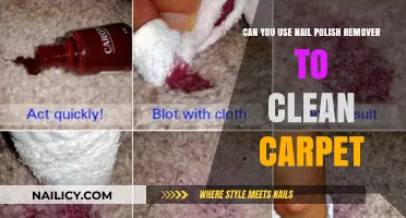 How to Use Nail Polish Remover on Carpets