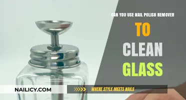 How to Clean Glass with Nail Polish Remover