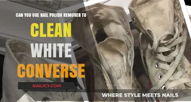 How to Clean White Converse with Nail Polish Remover