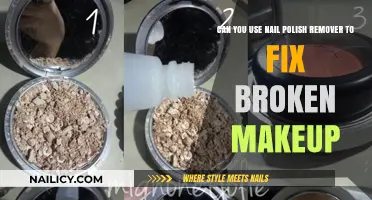 How to Fix Broken Makeup with Nail Polish Remover