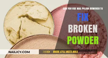 How to Salvage Broken Powder with Nail Polish Remover