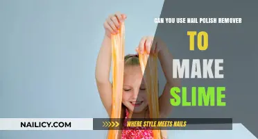 Creating Slime: Nail Polish Remover's Role