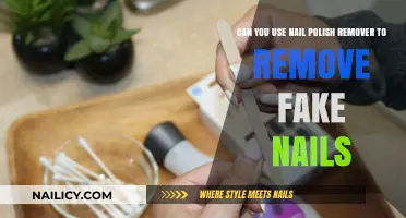 How to Remove Fake Nails with Nail Polish Remover?