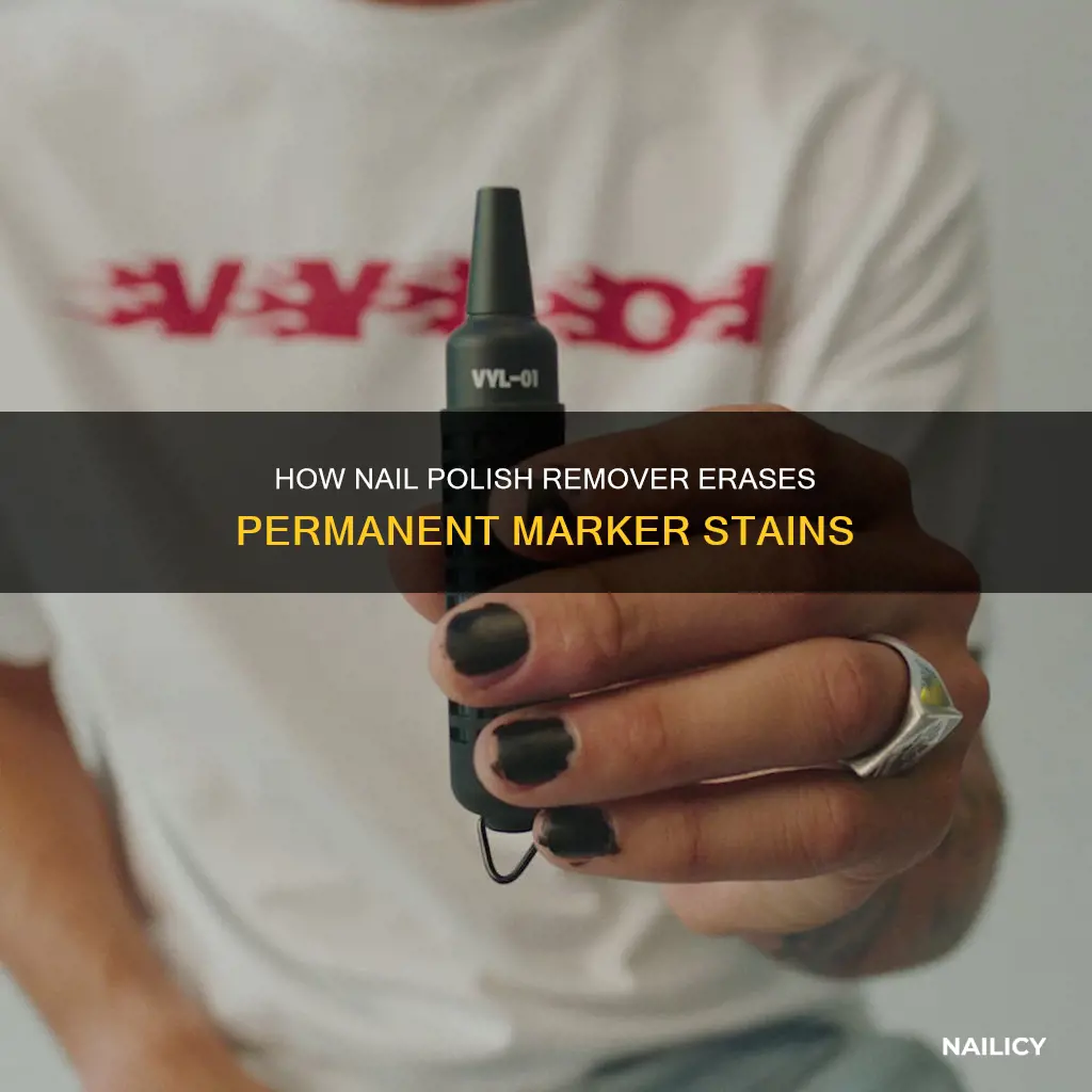 can you use nail polish remover to remove permanent marker
