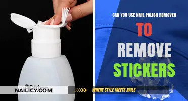 The Best Way to Remove Stickers: Nail Polish Remover?