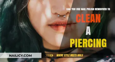 Nail Polish Remover for Piercing Cleaning: Safe or Risky?
