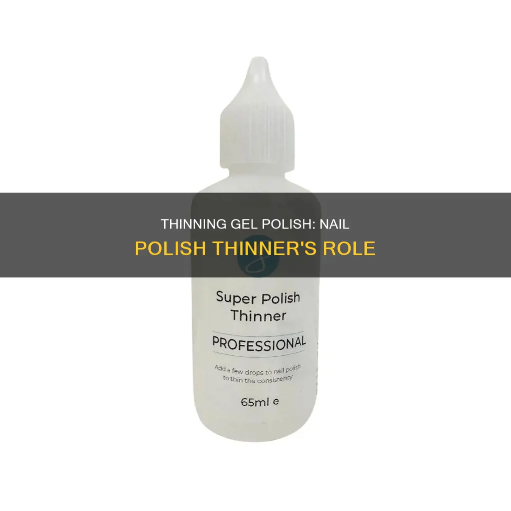 can you use nail polish thinner in gel polish