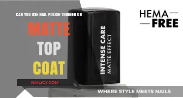 Using Nail Polish Thinner on Matte Top Coat: Safe or Risky?