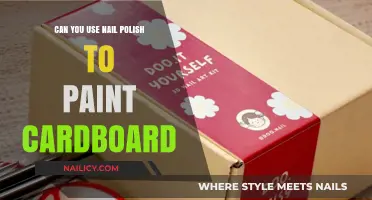 Creative Crafting: Using Nail Polish to Paint Cardboard – Tips & Tricks