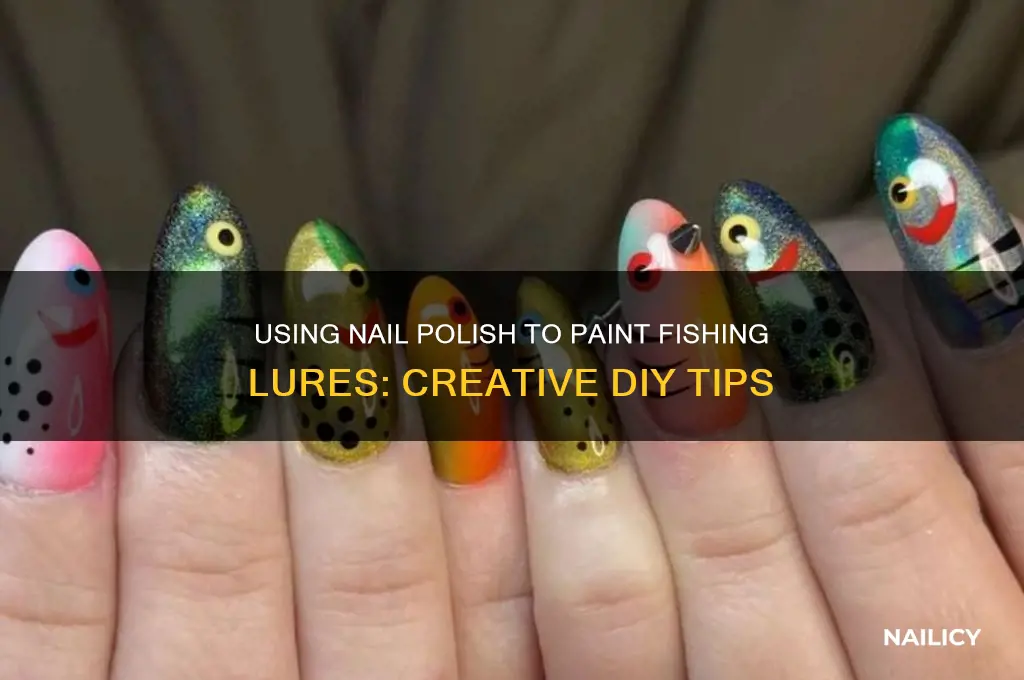 can you use nail polish to paint lures