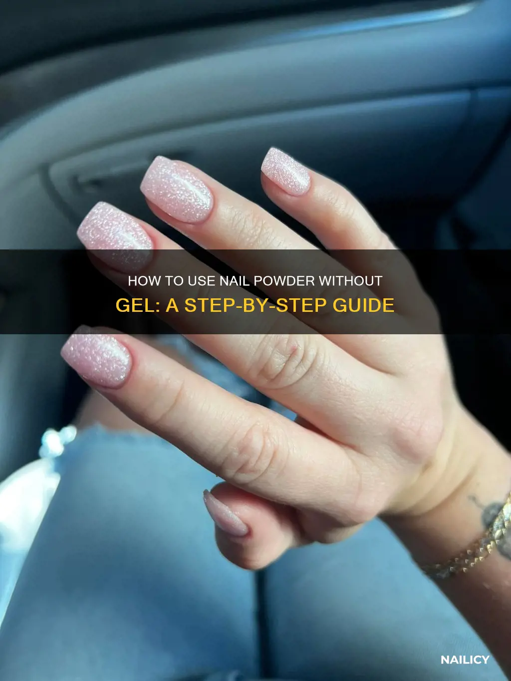 can you use nail powder without gel