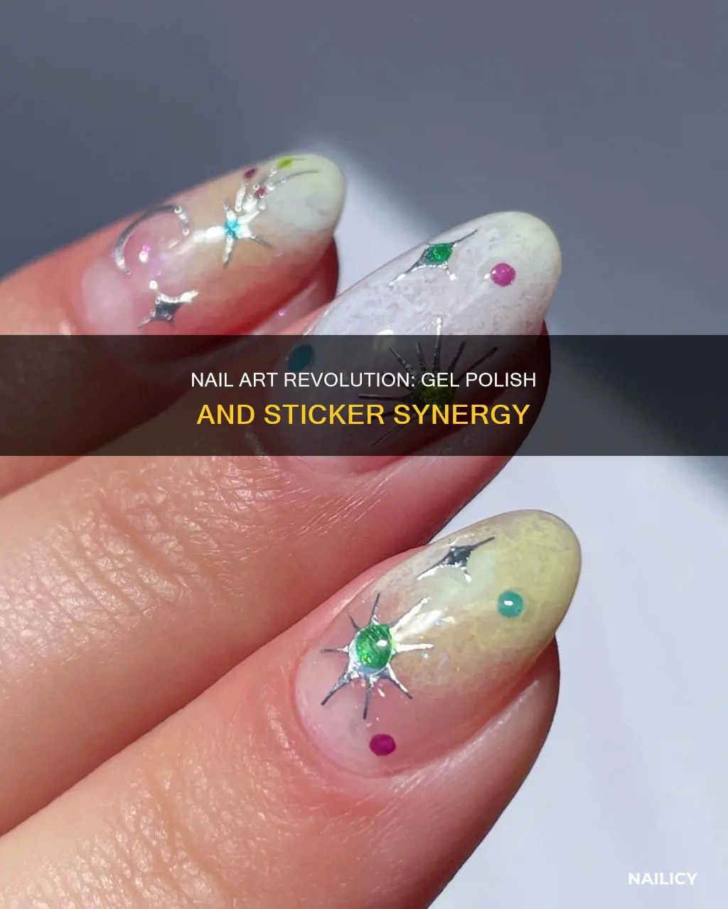 can you use nail stickers with gel polish