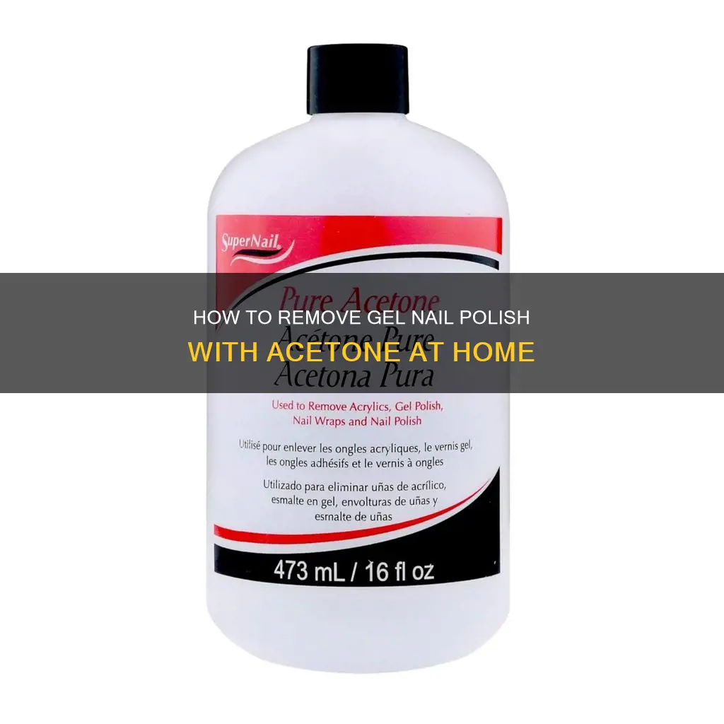 can you use normal acetone to remove gel nail polish