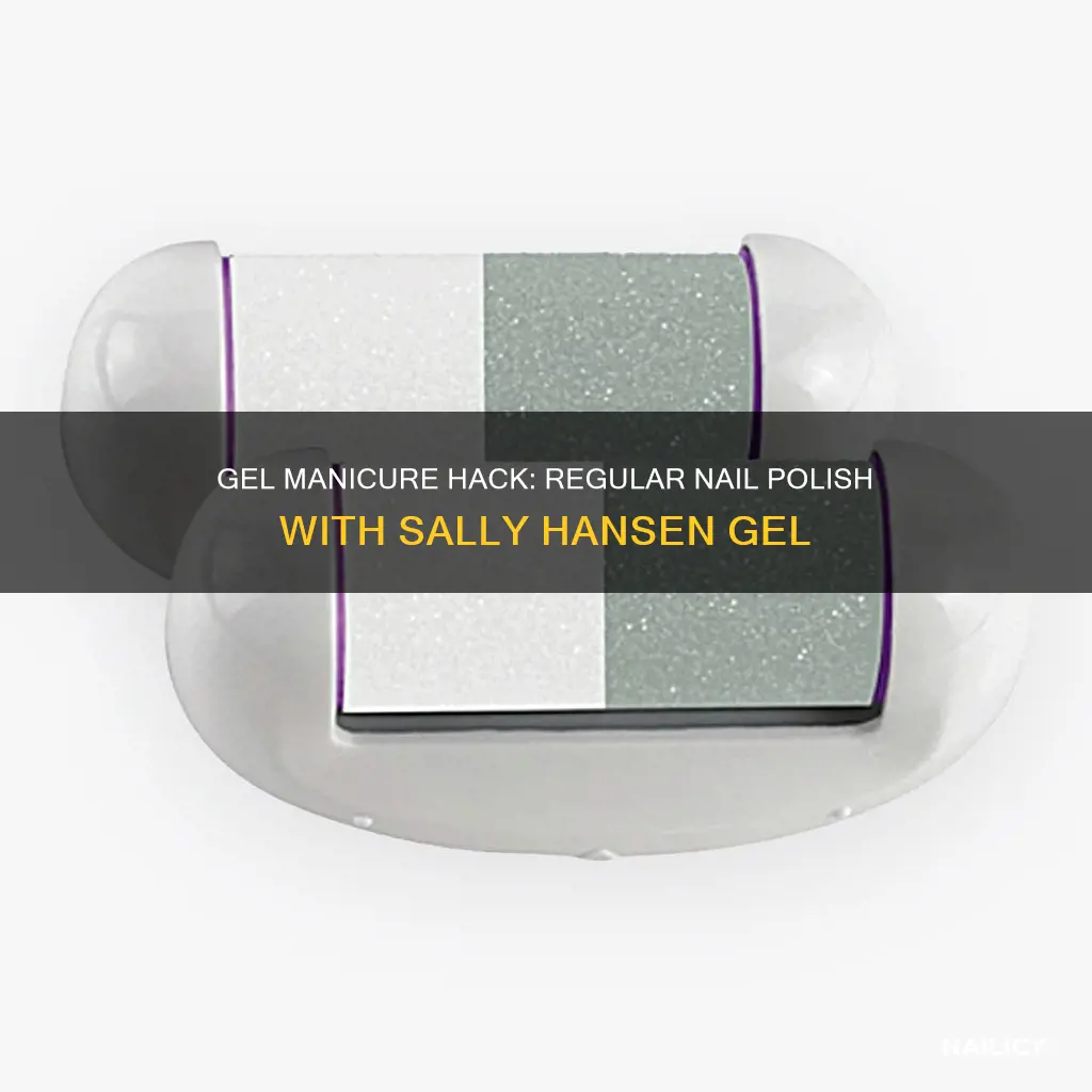 can you use normal nail polish with sally hansen gel