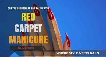 Regular Nail Polish with Red Carpet Manicure: Compatibility Explained