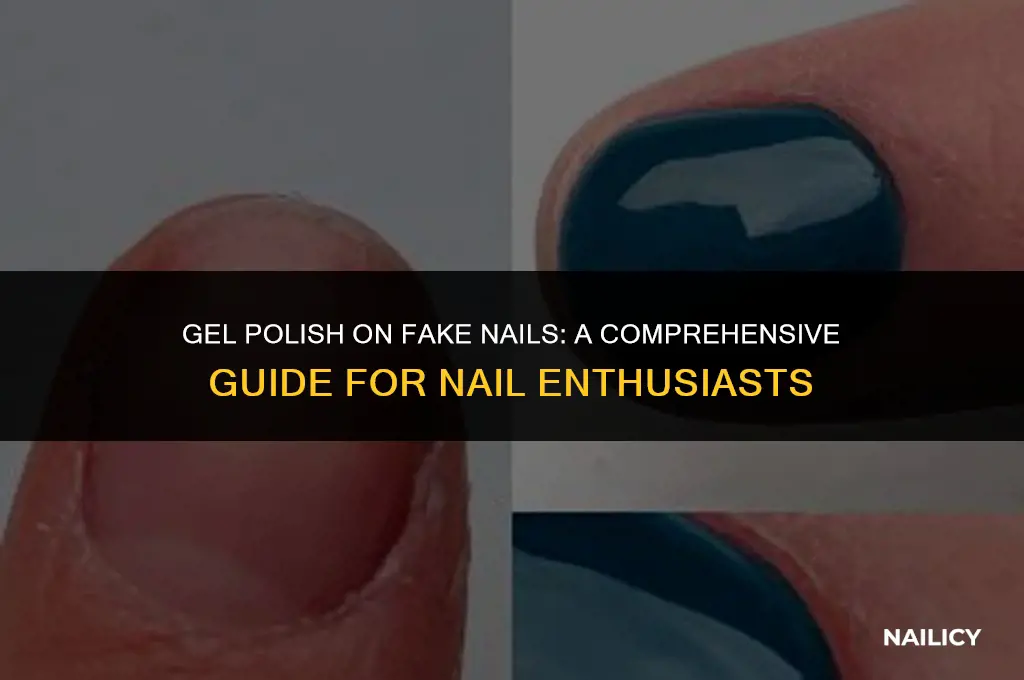 can you use store bought gel polish on fake nails