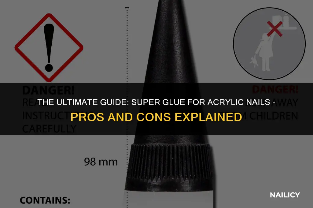 can you use super glue for acrylic nails