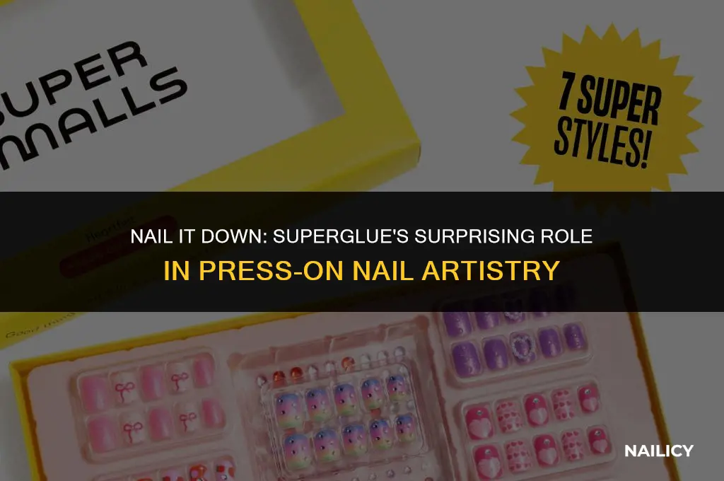 can you use superglue for press on nails