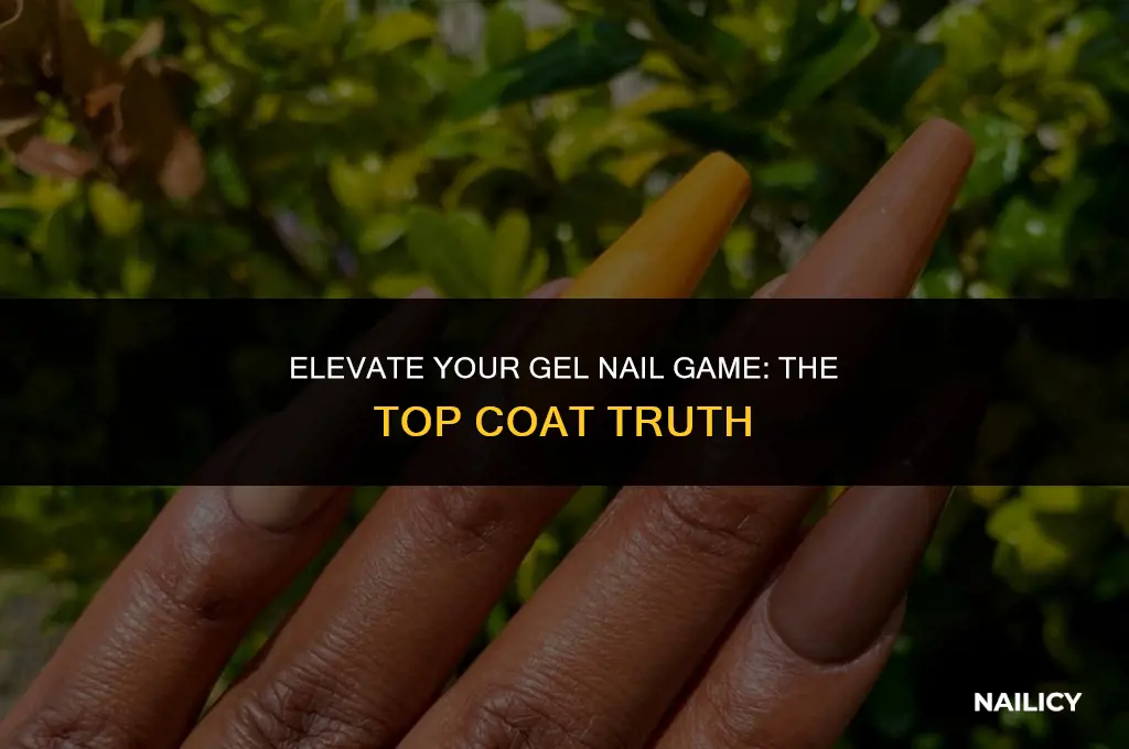 can you use top coat on gel nails