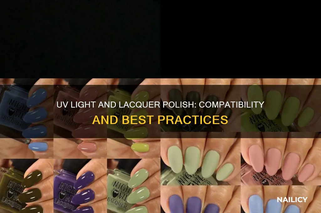 can you use uv light on laquer nail polish
