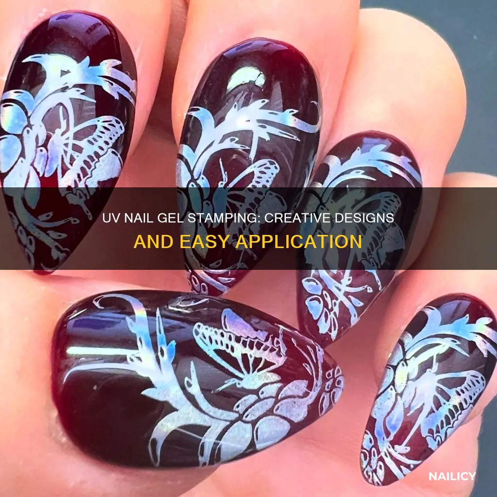 can you use uv nail gel with a stamps