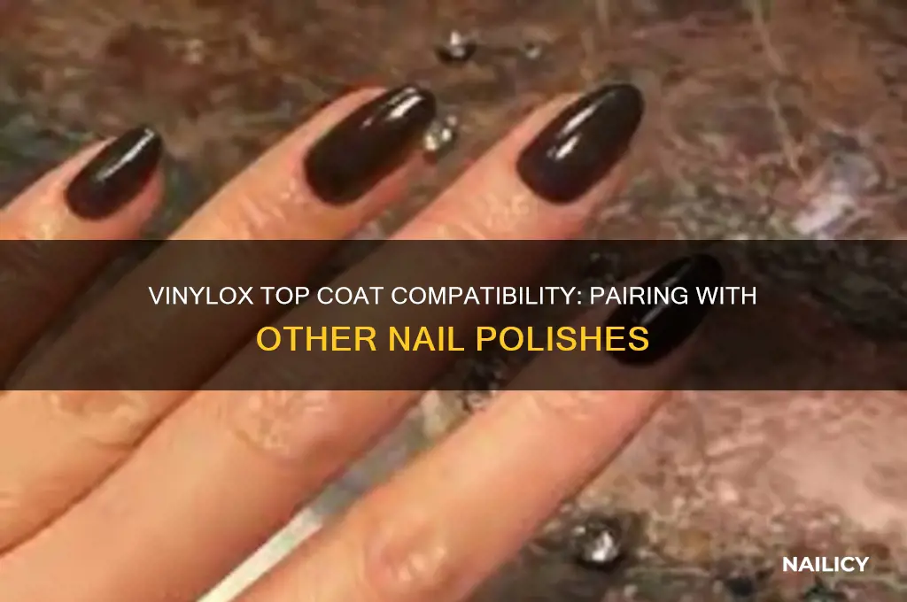 can you use vinylox top coat with other nail polish