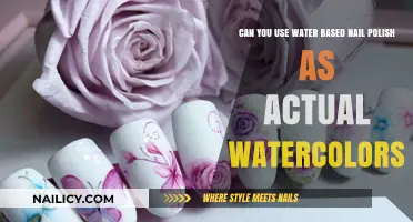 Using Water-Based Nail Polish as Watercolors: Creative Possibilities Explored