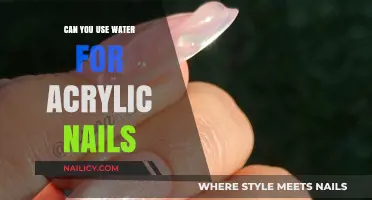 Exploring the Use of Water in Acrylic Nail Art: Tips and Tricks