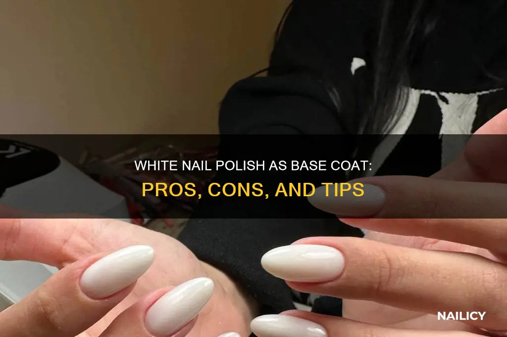 can you use white nail polish as a base coat