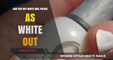 White Nail Polish as White-Out: Creative Fix or Messy Mistake?