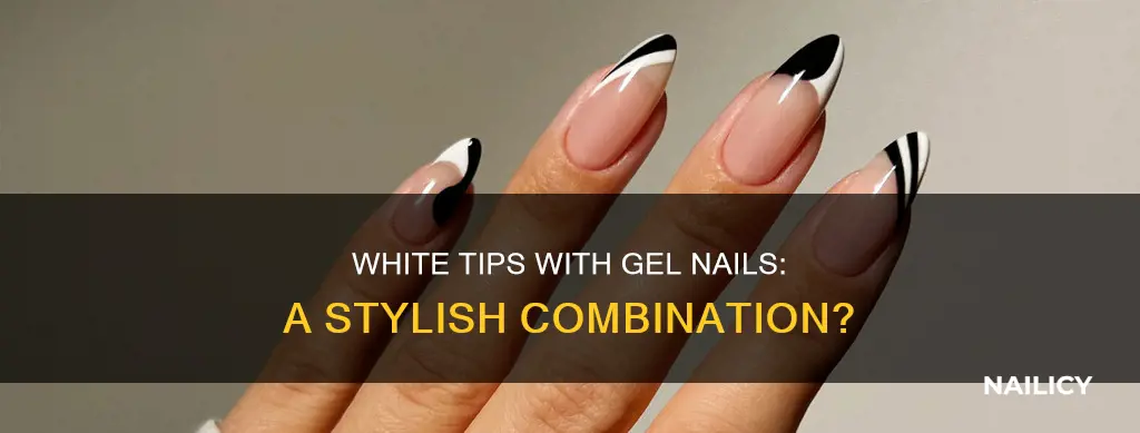 can you use white tips with gel nails
