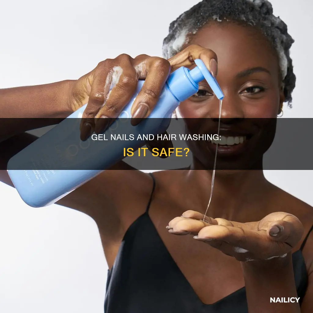 can you wash your hair with soak off gel nails