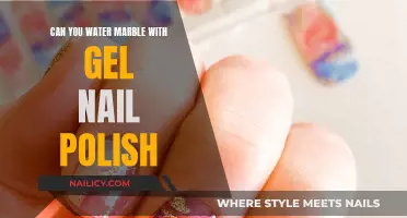 Water Marbling Art: Gel Nail Polish Experiment