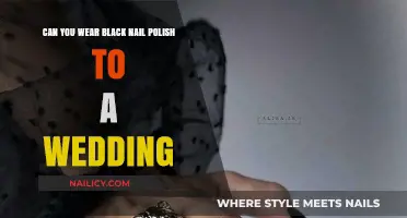 Black Nail Polish at Weddings: Elegant or Inappropriate?