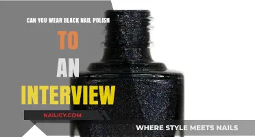 Black Nail Polish at Interviews: Professional or Pass?