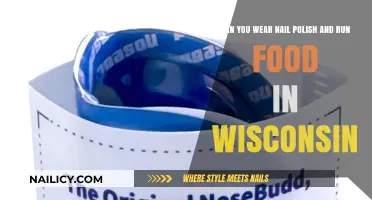 Wisconsin Food Service Rules: Nail Polish Allowed While Running Food?
