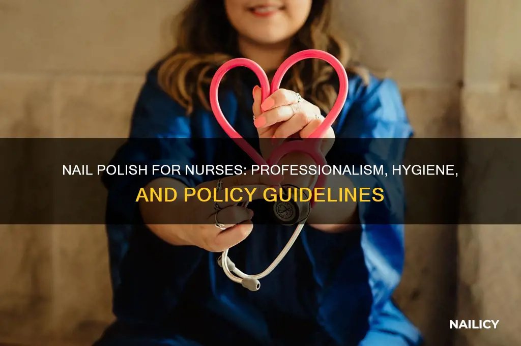 can you wear nail polish as a nurse
