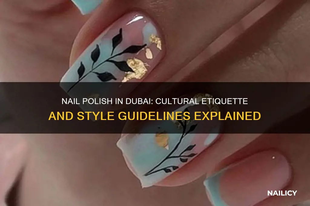 can you wear nail polish in dubai