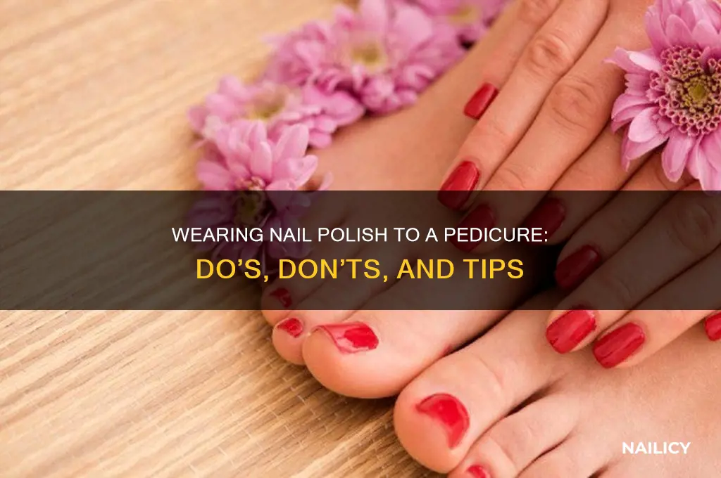 can you wear nail polish to a pedicure