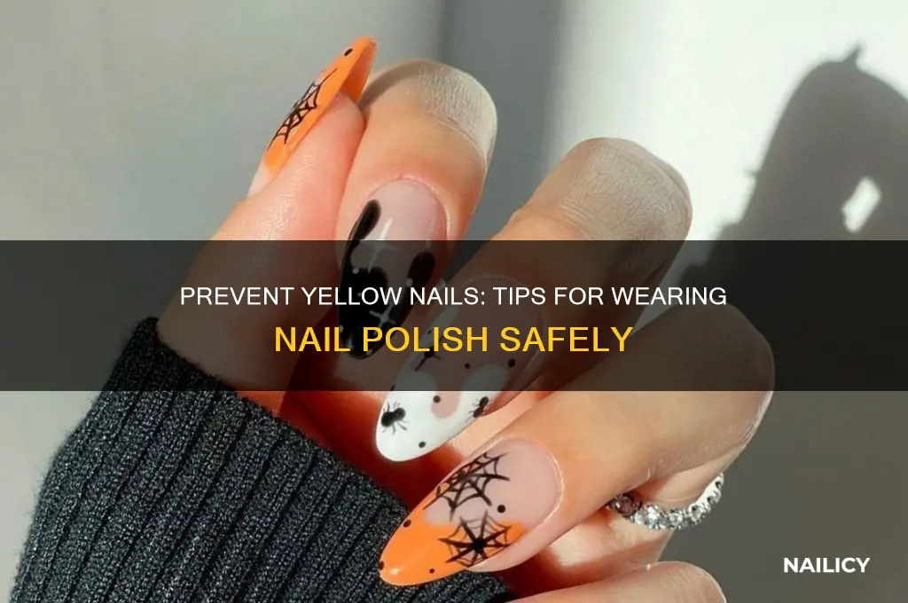 can you wear nail polish without yellow nails
