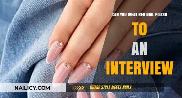 Red Nail Polish at Interviews: Professional or Too Bold?