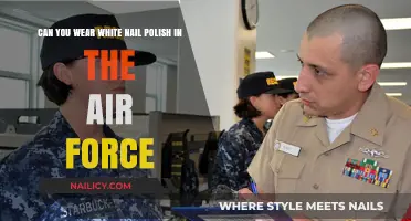 White Nail Polish in the Air Force: Rules and Regulations Explained