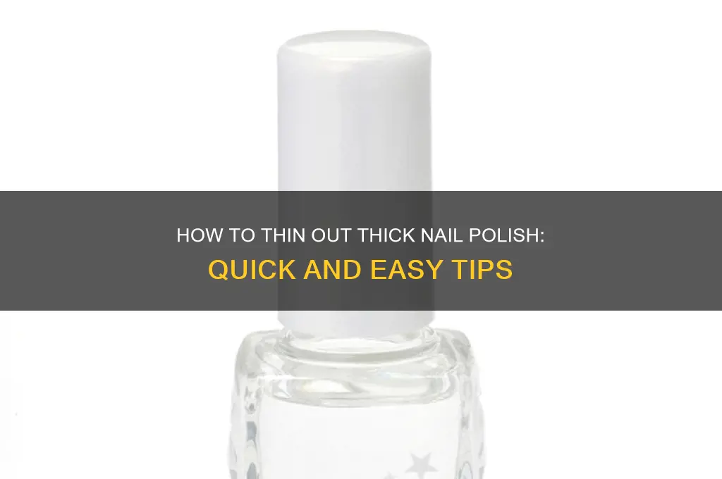 can younthin out nail polish