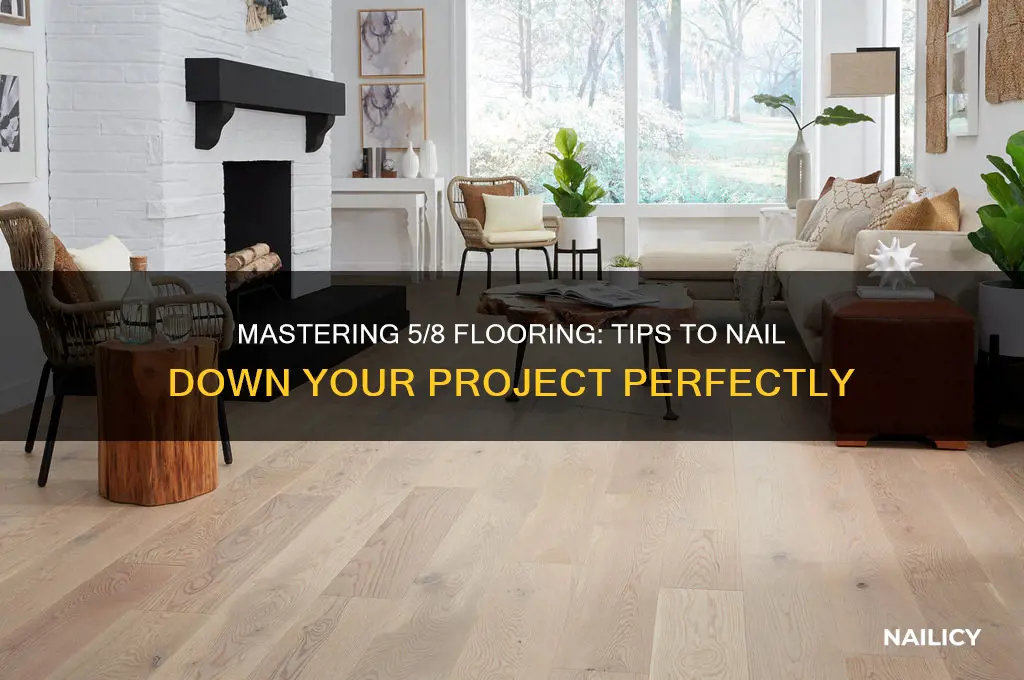 could i nail down 5 8 flooring