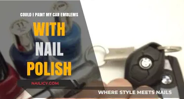 Painting Car Emblems with Nail Polish: Creative DIY or Costly Mistake?
