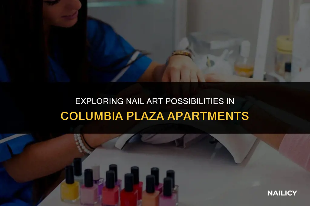 could i use nail in columbia plaza apartment