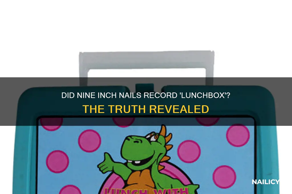 did 9 inch nails ever record lunchbox