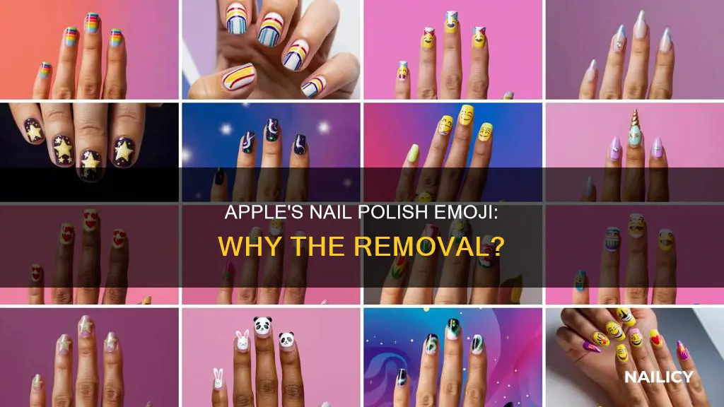 did apple remove the nail polish emoji