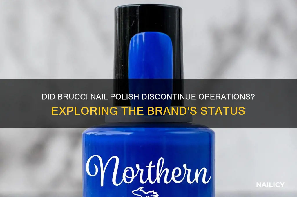 did brucci nail polish go out of business