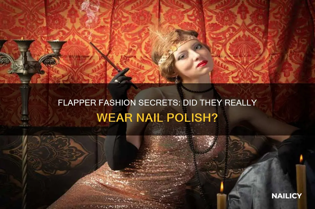 did flappers wear nail polish